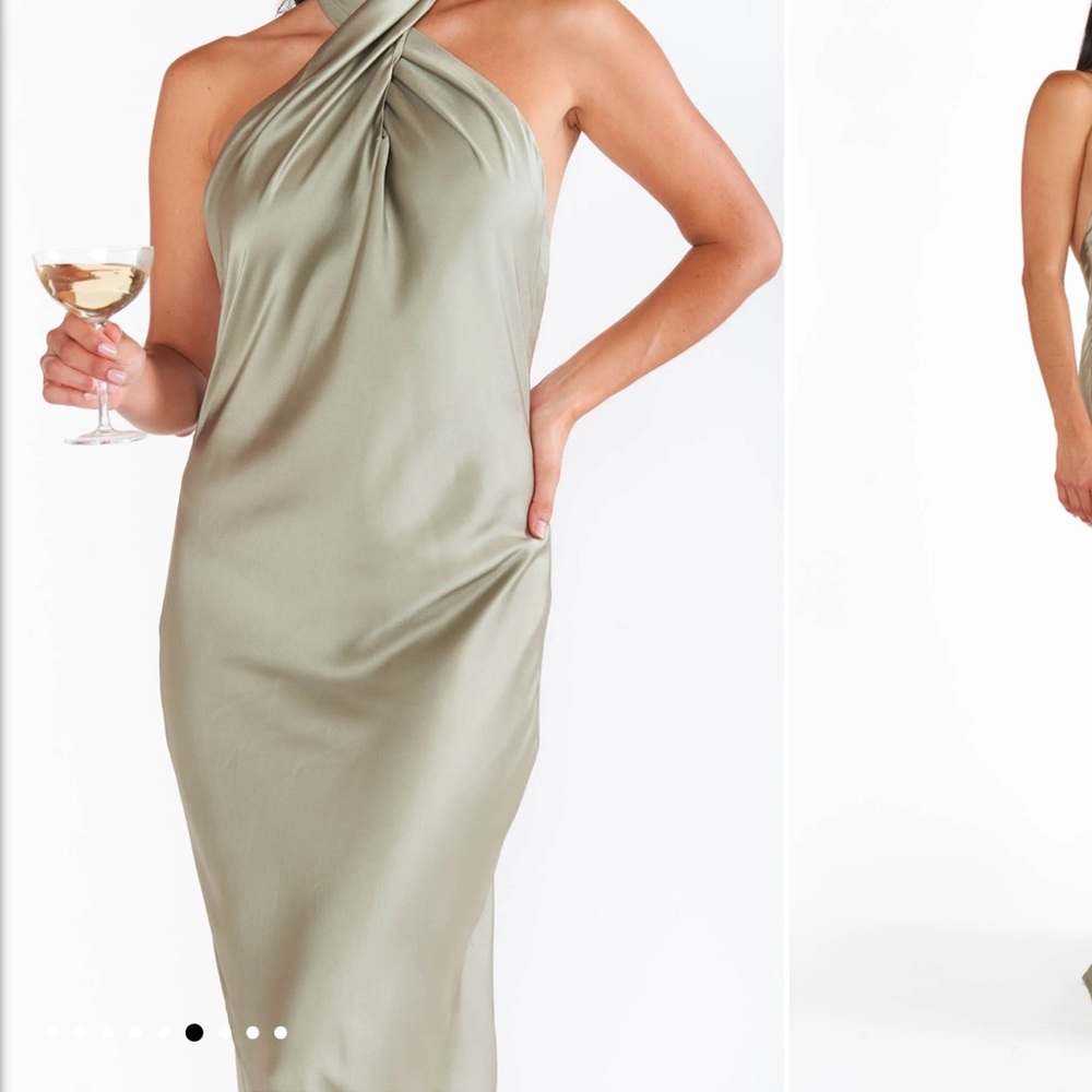 Show Me Your MUMU Jasmine Halter Maxi Dress size XS - Picture 7 of 7